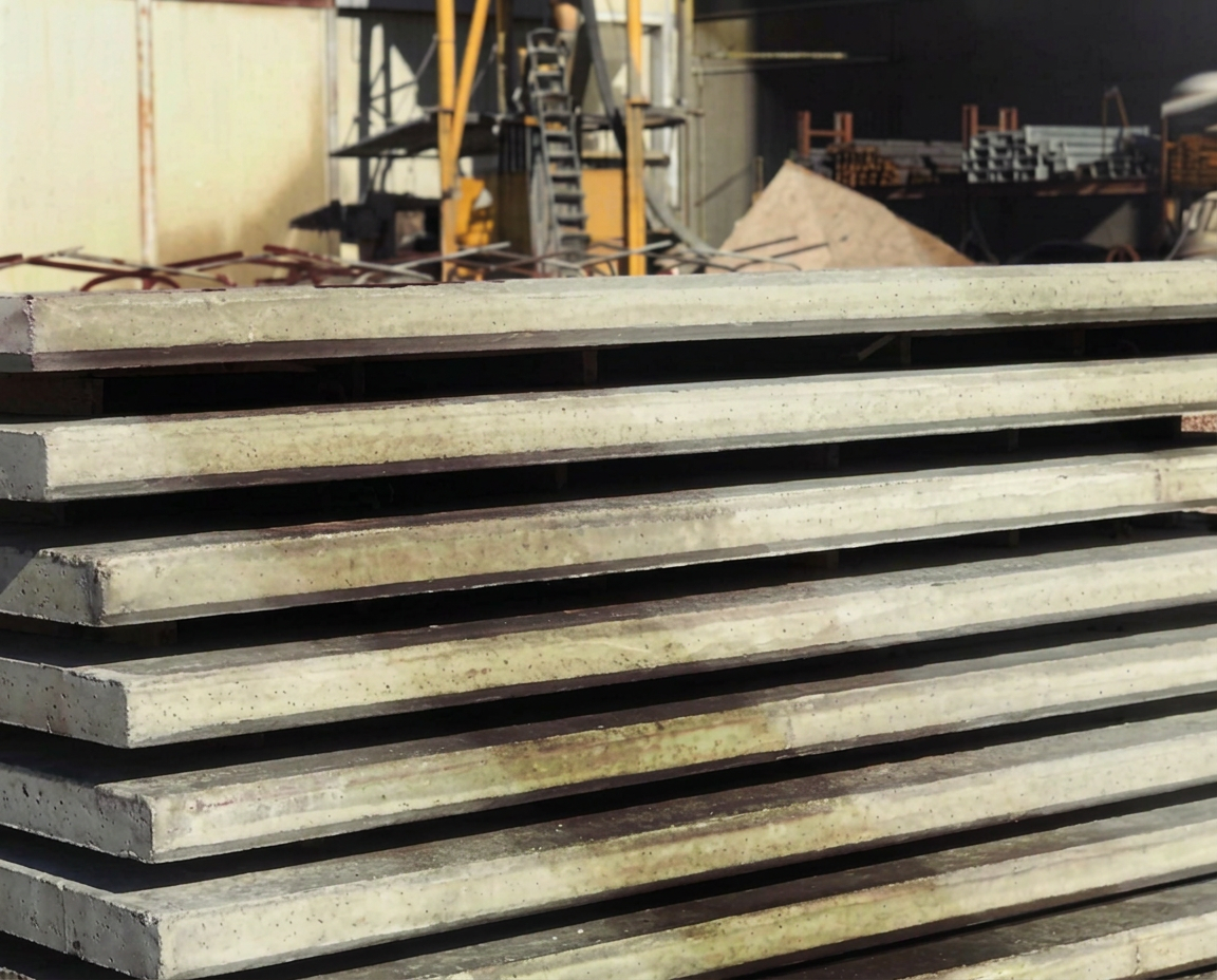 Pannelli prefabbricati in cemento armato per parapetti